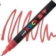 POSCA PC-3ML ROJO GLITTER 0,9-1,3 MM MEDIO