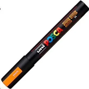 POSCA PC-5M NARANJA FLUOR 1.8-2.5 MM GRUESO