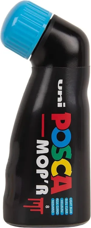UNI POSCA MOP´R AZUL CYAN MARCADOR DE PINTURA PERMANENTE MULTISUPERFICIE, PUNTA REDONDA XXL, 3-19 MM. ?284216000