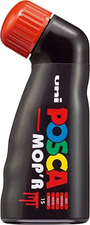 UNI POSCA MOP´R ROJO MARCADOR DE PINTURA PERMANENTE MULTISUPERFICIE, PUNTA REDONDA XXL, 3-19 MM. ?284232000