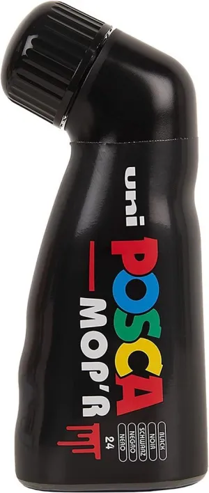 UNI POSCA MOP´R NEGRO MARCADOR DE PINTURA PERMANENTE MULTISUPERFICIE, PUNTA REDONDA XXL, 3-19 MM. 284240000