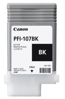 CANON PFI107 NEGRO CARTUCHO DE TINTA ORIGINAL - PFI107BK/6705B001