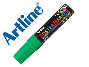 ROTULADOR ARTLINE POSTER MARKER EPP-12 PUNTA RECTANGULAR 12 MM COLOR VERDE FLUOR