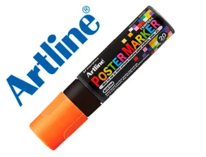 ROTULADOR ARTLINE POSTER MARKER EPP-20 PUNTA RECTANGULAR 20 MM COLOR NARANJA FLUOR