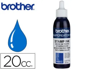 BROTHER BOTE DE TINTA AZUL PARA MAQUINA DE SELLOS SC2000 20CC