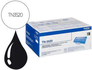 BROTHER TN3520 NEGRO CARTUCHO DE TONER ORIGINAL