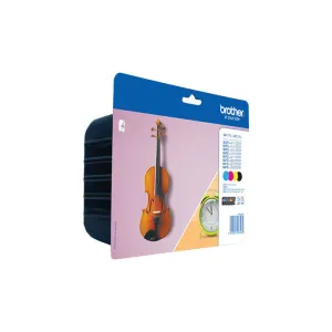 BROTHER LC127XL/LC125XL PACK DE 4 CARTUCHOS DE TINTA ORIGINALES - LC127XLVALBP