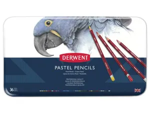 LAPICES DE COLORES DERWENT PASTEL CAJA METALICA 36 COLORES SURTIDOS