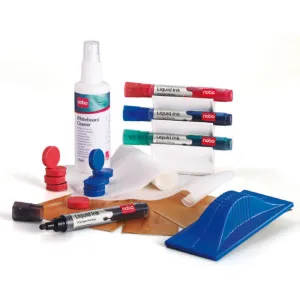 KIT PIZARRA BLANCA NOBO COMPLETO
