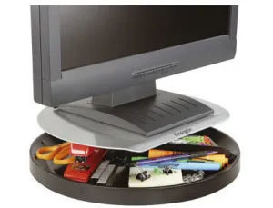 KENSINGTON SMARTFIT SPIN 2 SOPORTE GIRATORIO - ORGANIZADOR GIRATORIO - ADMITE MONITORES DE HASTA 18KG - ALTURA AJUSTABLE - COLOR GRIS