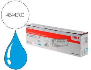 OKI C833/C843 CYAN CARTUCHO DE TONER ORIGINAL - 46443103
