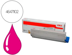 OKI C823/C833/C843 MAGENTA CARTUCHO DE TONER ORIGINAL - 46471102
