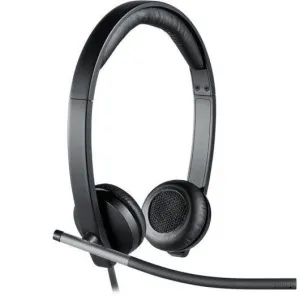 LOGITECH H650E AURICULARES CON MICROFONO USB - MICROFONO PLEGABLE - ALMOHADILLAS ACOLCHADAS - CONTROLES EN CABLE - COLOR NEGRO