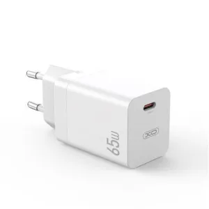 XO CARGADOR DE CORRIENTE CE10 65W TIPO C - COLOR BLANCO