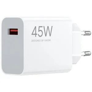 XIAOMI CARGADOR DE PARED 45W QC3.0 - USB-A - CARGA RAPIDA - COLOR BLANCO