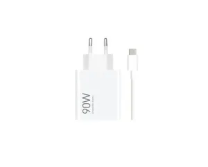 XIAOMI HYPERCHARGE CARGADOR GAN UNIVERSAL DE PARED 90W - USB-A - CARGA RAPIDA - COLOR BLANCO