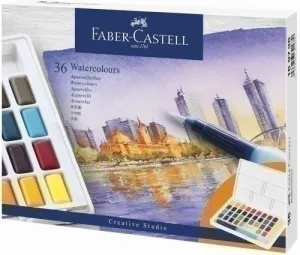 ESTUCHE 36 ACUARELAS CREATIVE STUDIO FABER CASTELL