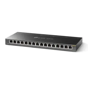 TP-LINK SWITCH DE 16 PUERTOS GIGABIT - NO GESTIONABLE PRO - PLUG & PLAY - TECNOLOGIA VERDE