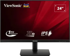 VIEWSONIC MONITOR 23.8 LED IPS FULLHD 75HZ - RESPUESTA 1MS - ANGULO DE VISION 178Âº - 16:9 - VGA, HDMI - VESA 75X75MM - COLOR NEGRO
