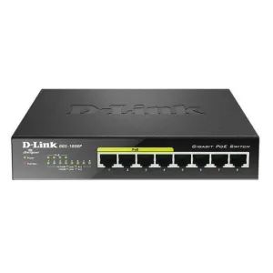 D-LINK SWITCH 8 PUERTOS GIGABIT 10/100/1000 MBPS - POE