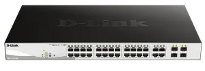 D-LINK SWITCH SMART 24 PUERTOS GIGABIT POE + 4 SFP COMBO