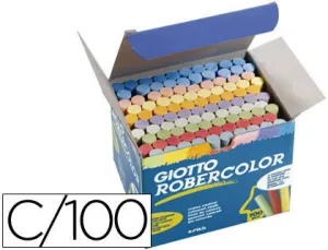 FILA TIZAS ROBERCOLOR COLORES /CAJA 100U 539000 MAK630012