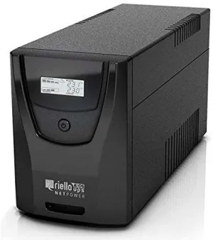 RIELLO NET POWER SAI 1500VA 900W - TECNOLOGIA LINE INTERACTIVE - USB, RS-232, 6X IEC 320