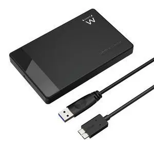 EWENT CAJA EXTERNA USB 3.2 - INSTALACION SIN HERRAMIENTAS - PLUG AND PLAY - SATA 2.5- COLOR NEGRO