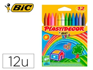 BIC CERAS PLASTIDECOR 12COLORES 8757702 MAK630036