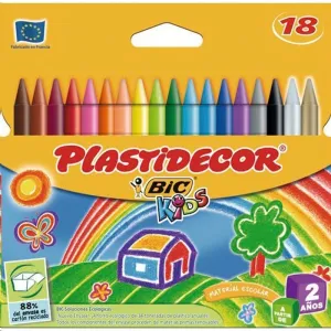 BIC CERAS PLASTIDECOR 18COLORES 8757711 MAK630037