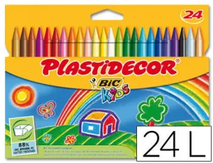 BIC CERAS PLASTIDECOR 24COLORES 920301/875772 MAK630038