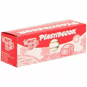 CERAS PLÁSTICAS BIC PLASTIDECOR KIDS BLANCO 25 UNI