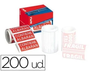 ETIQUETAS ROLLO APLI ALBARAN/200U