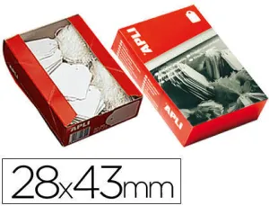 ETIQUETA COLGANTE APLI 28X43MM/500U