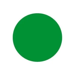 APLI ETIQUETA SEÑALIZACION CRISTALES PUNTO VERDE 114X114 AP11910