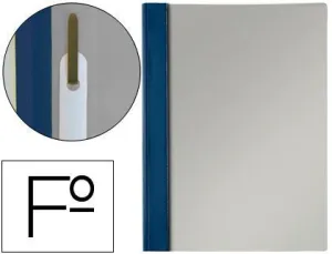 ESSELTE FASTENER DOSSIERS PVC FOLIO - 150 MICRAS - MECANISMO METALICO - AZUL MARINO