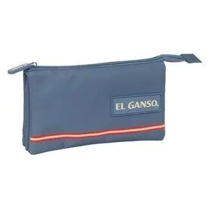 PORTATODO TRIPLE EL GANSO BASICS AZUL