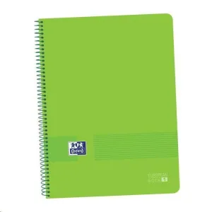 OXFORD BLOC OXFORD A4+ 80H TAPA DE PLASTICO CN5MM VERDE 400149421