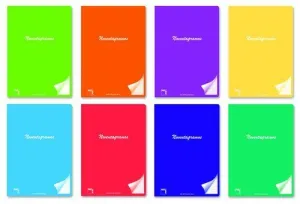 LIBRETA PACSA NOVENTAGRAMOS A4 48H LISO SURTIDO (8 COL.)