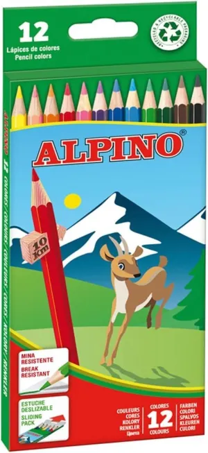 MASATS LAPICES ALPINO 12 COLORES AL000654 MAK630040