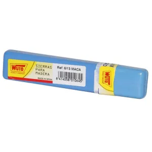PELOS DE SEGUETA MADERA N.6 CAJA DE 144 UNIDADES