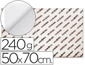 PAPEL ACUARELA 50X70 DE 240 GR GRANO GRUESO