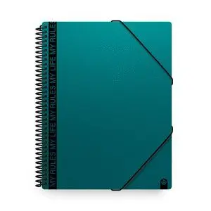 CARPETA 40 FUNDAS PP ARCHIVEX MY RULES SOBRE GREEN