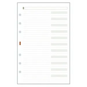 FINOCAM R1054 RECAMBIO PARA AGENDAS OPEN - FORMATO 1000 - 155X5X215MM - COLOR BLANCO