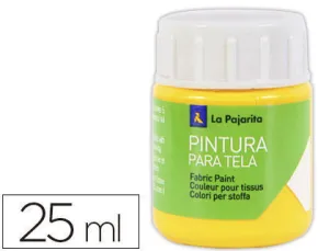 PINTURA TELA LA PAJARITA 25ML AMARILLO REAL 001196612 MAK625090