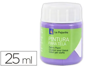 PINTURA TELA LA PAJARITA LILA 25 ML