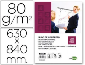 5 ESTRELLAS BLOC DE PAPEL DE 70 GR. PARA PIZARRA 58.4 X 81.3 CM LISO 20 HOJAS REFERENCIA 397859 CS96476