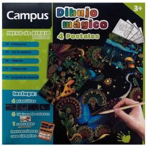 CAMPUS LAMINAS DIBUJO MAGICO CAMPUS POSTALES CH1324 MAK630688