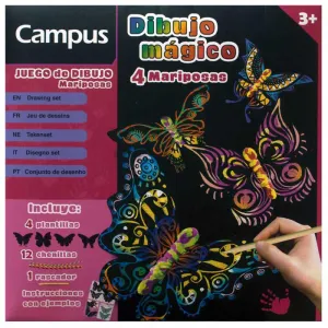 CAMPUS LAMINAS DIBUJO MAGICO CAMPUS MARIPOSA CH1318 MAK630689