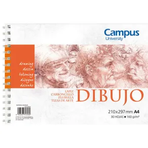 CAMPUS BLOC DIBUJO CAMPUS A4 160G 30H HSSK-A4 MAK600302
